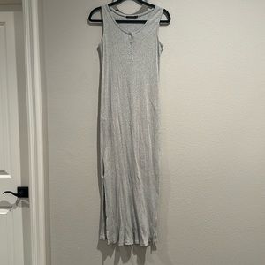 Rib maxi dress